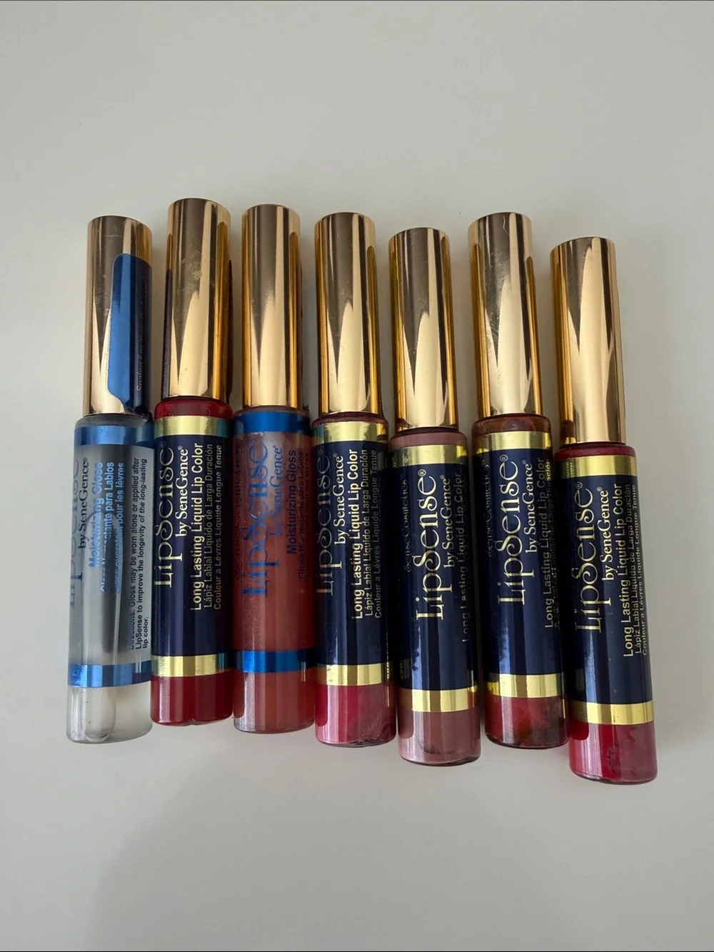LipSense First Love, Aussie Rose, Caramel Apple, Fly Girl, Berry, Glossy